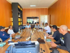 Pertemuan Direktur dengan PUPR Provinsi Malut terkait Pelayanan di Kecamatan Oba Utara (11/10/2023)